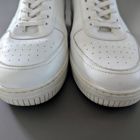 Men’s Sandro Paris authentic size 43 white genuine leather/rubber sole sneaker - Picture 4 of 10